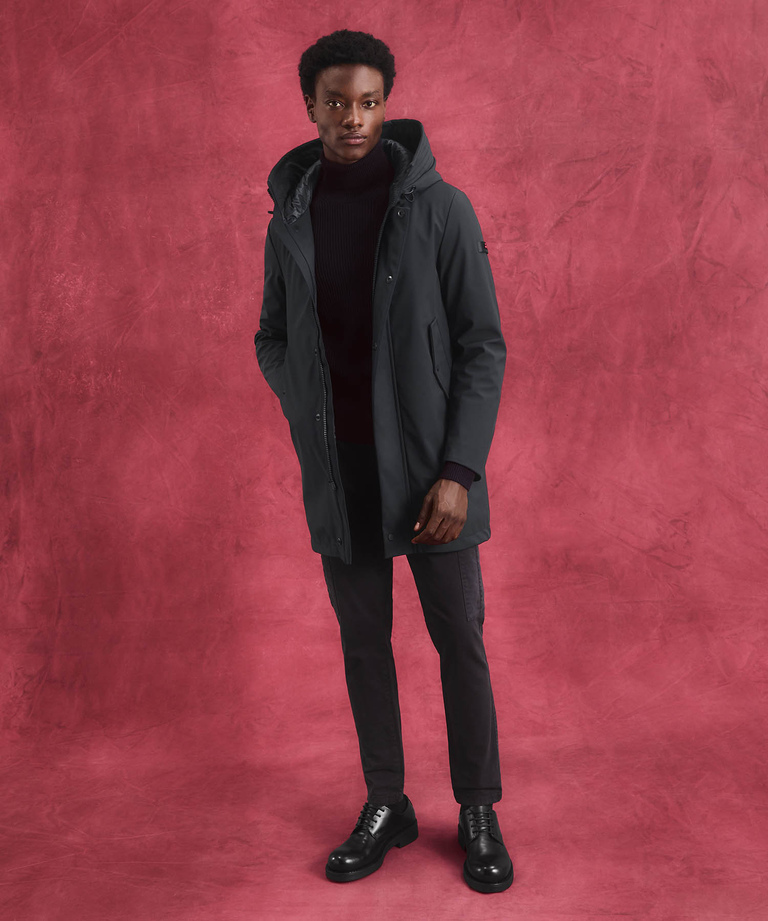 Smooth, triple-layer parka - Jackets | Peuterey
