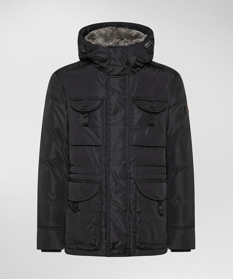 Urban field jacket with fur collar - Windbreakers, Bomber and Leather Jackets for men | Peuterey