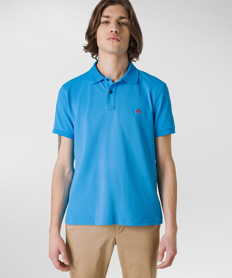 Poloshirt aus Stretch-Nylon-Jersey - Alltagskleidung für Herren | Peuterey