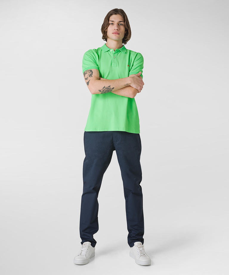Poloshirt aus Stretch-Nylon-Jersey - Zeitlose Kleidung für Herren - Ikonische Jacken | Peuterey