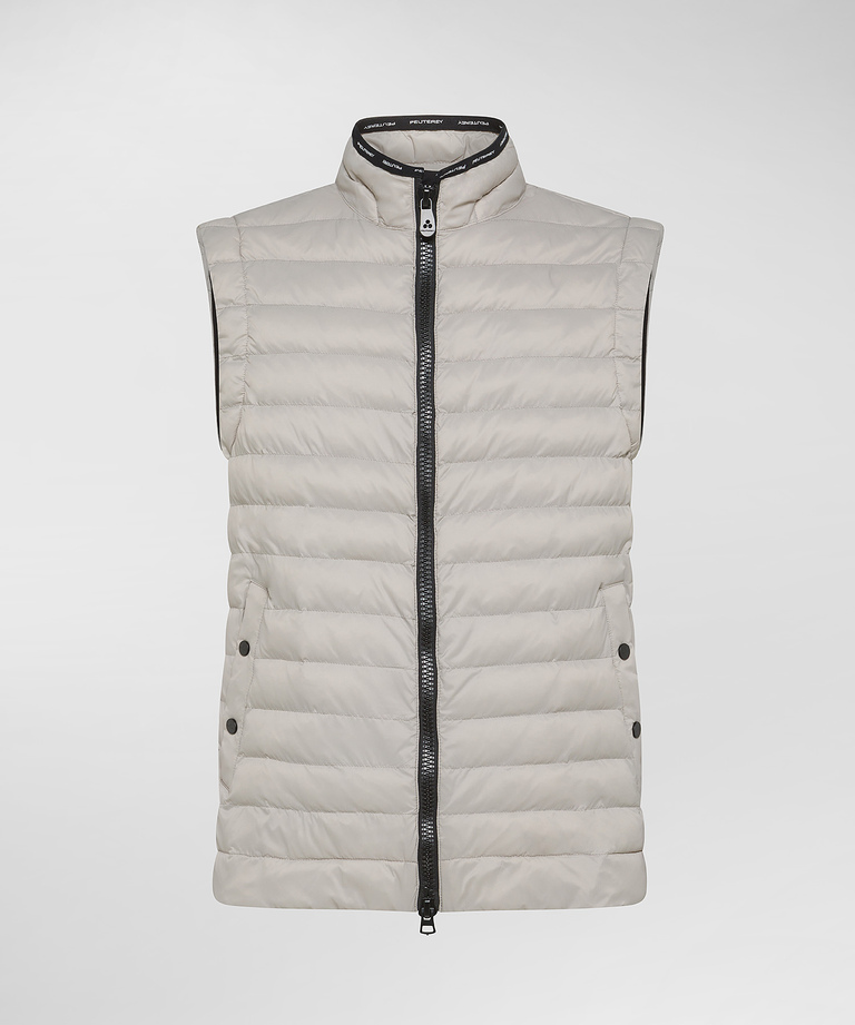 Ultra-lightweight and semi-shiny vest - Men's water repellent and waterproof jackets | Peuterey