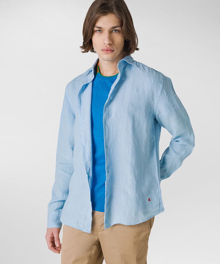 Light linen shirt - Spring-Summer 2023 Menswear Collection | Peuterey