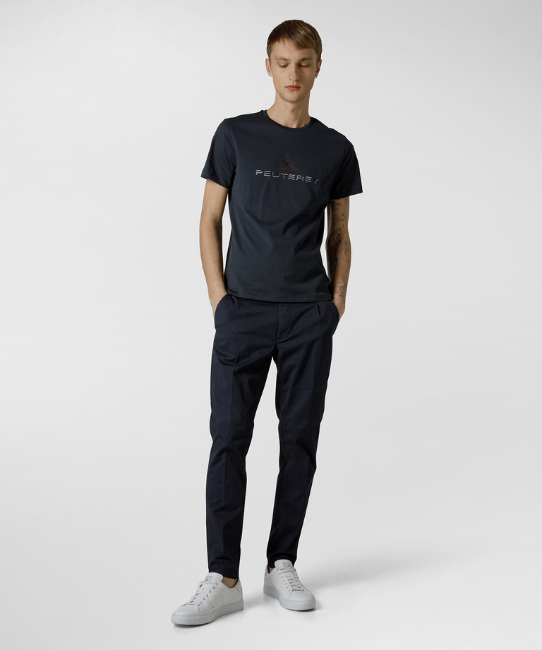 T-shirt with front logo print | Peuterey