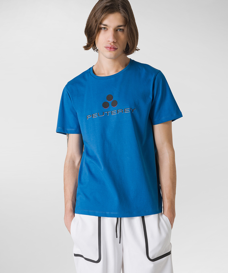 T-shirt con stampa logo sul davanti - Collezione uomo primavera estate 2023 | Peuterey