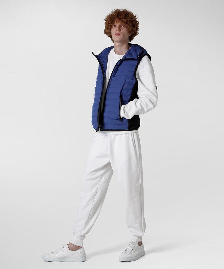 Stretch nylon and fleece gilet - Timeless and iconic jackets for men | Peuterey