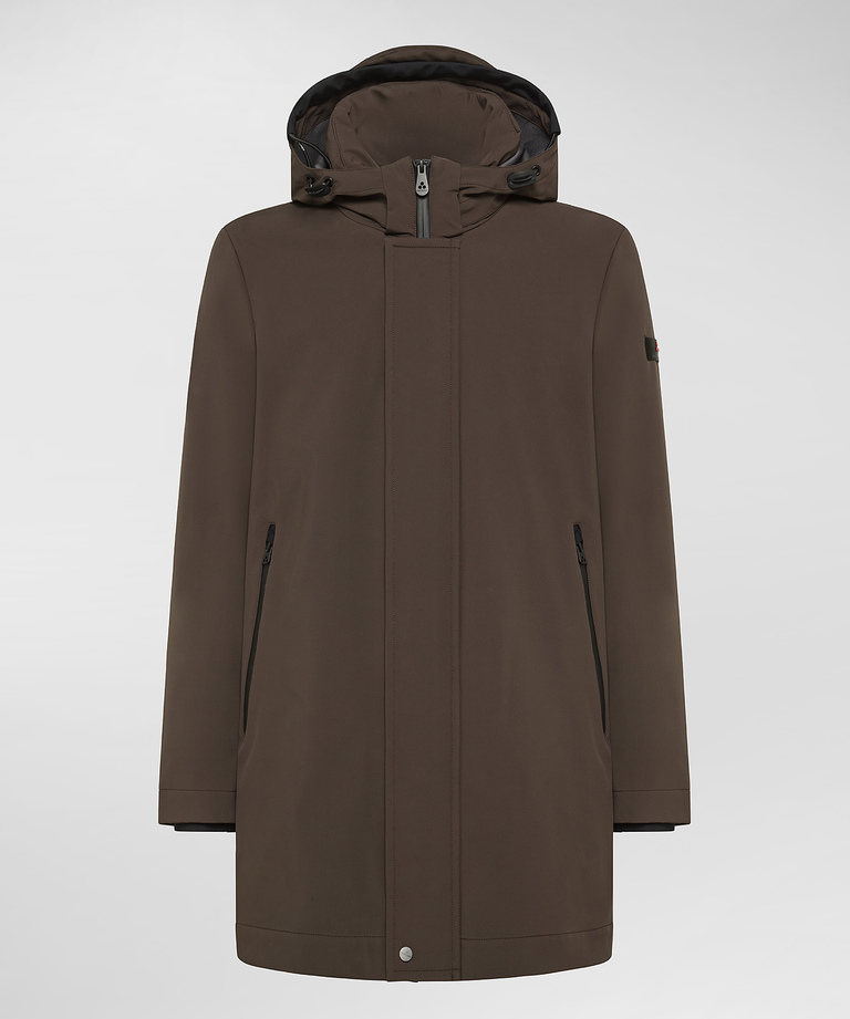 Minimal, technical three-layer trench coat - Men's Preview | Peuterey