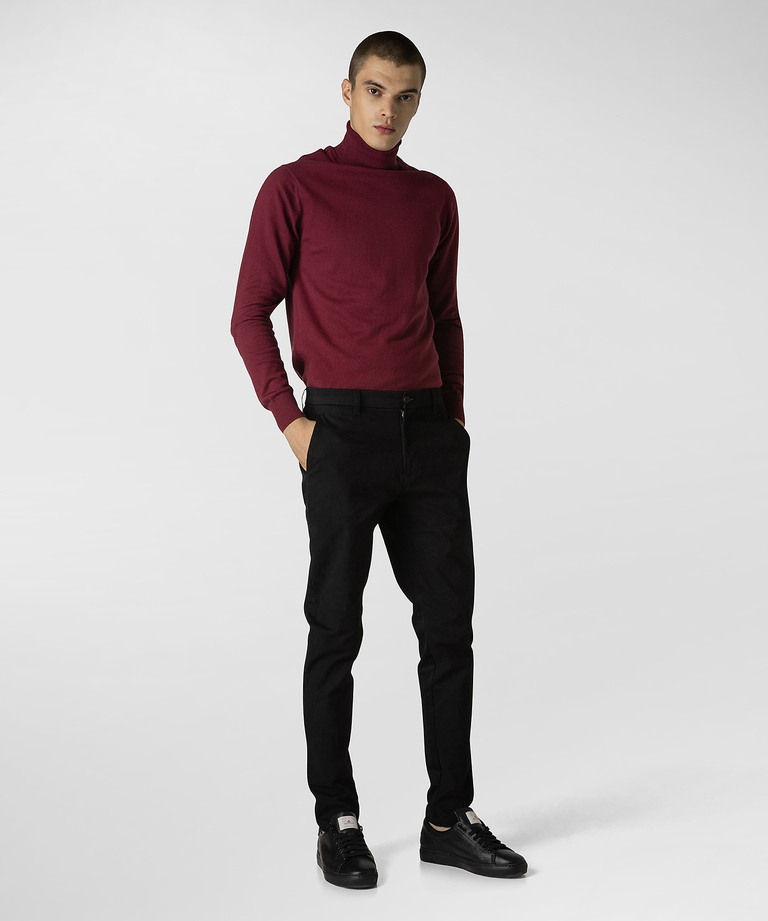 Gabardine stretch trousers - Trousers | Peuterey
