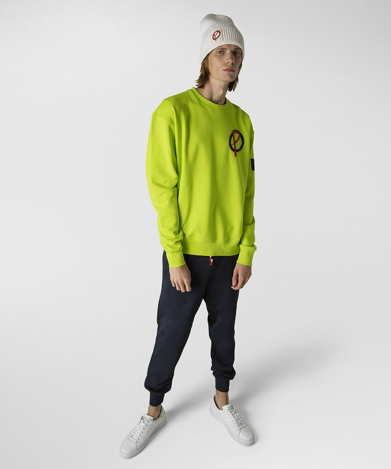 Sweatshirt mit Rundhalsausschnitt aus GOTS-zertifizierten Garnen - PLURALS COLLECTION  | Peuterey