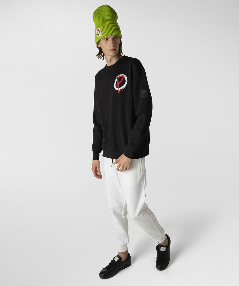 Sweatshirt mit Rundhalsausschnitt aus GOTS-zertifizierten Garnen - PLURALS COLLECTION  | Peuterey