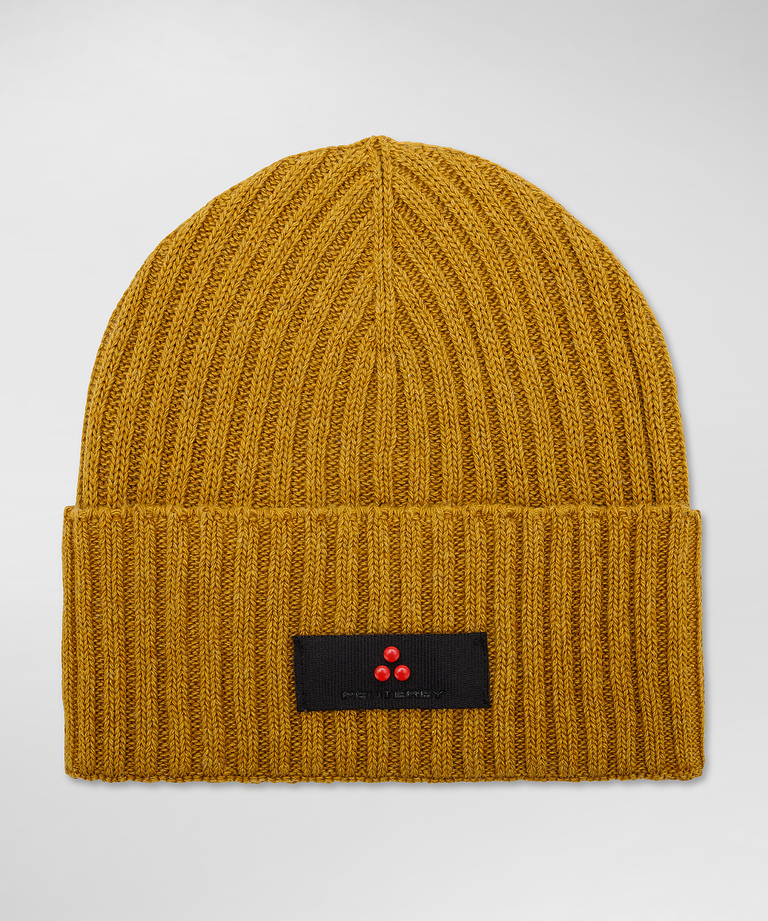 Wool blend knitted hat - Everyday apparel - Men's clothing | Peuterey