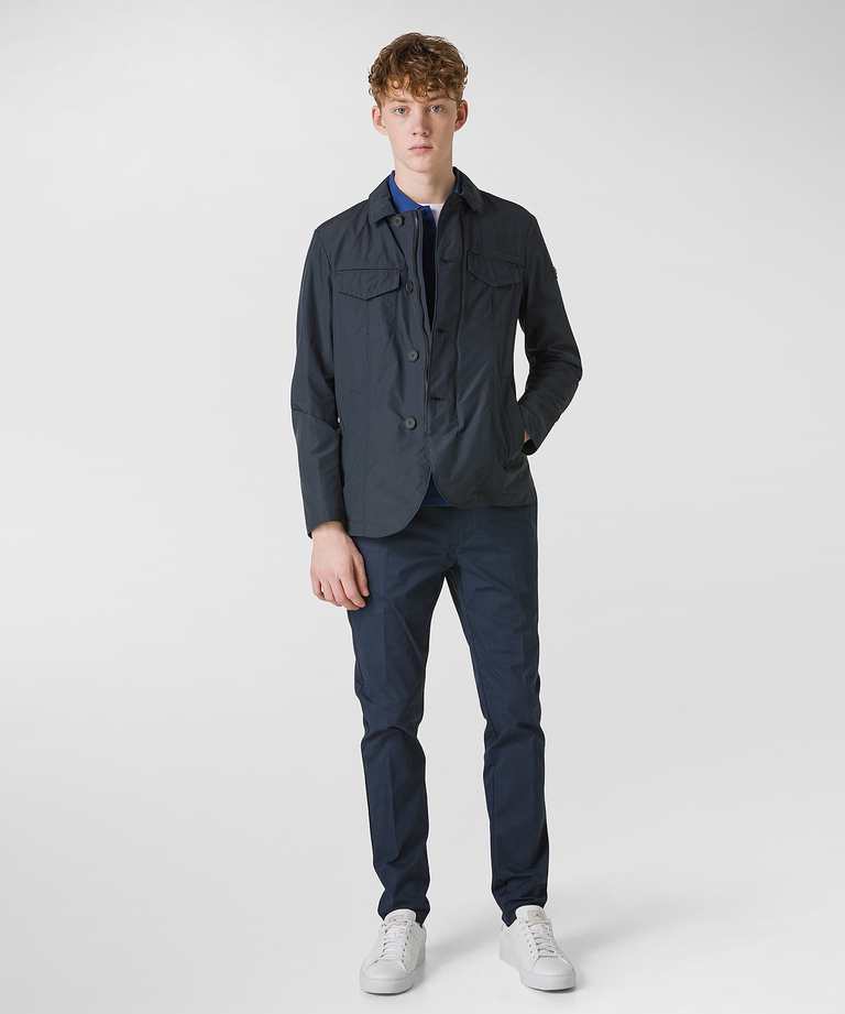 Shiny and minimal field jacket - Everyday apparel - Men's clothing | Peuterey