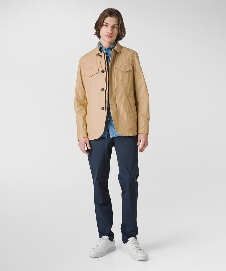 Shiny and minimal field jacket - Lightweight clothing for men | Peuterey