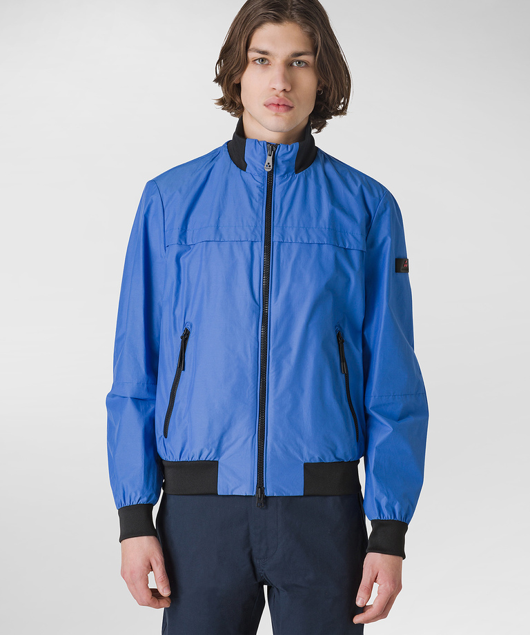 Cotton and nylon biker jacket - Everyday apparel - Men's clothing | Peuterey