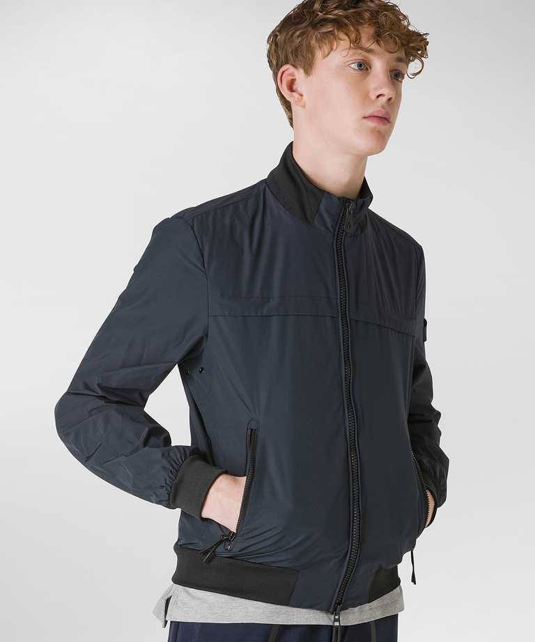 Cotton and nylon biker jacket - Eco-Friendly Clothing | Peuterey