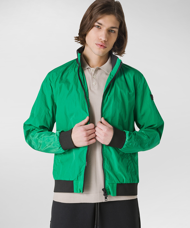 Bomber jacket with contrasting colour inserts - Timeless and iconic menswear | Peuterey