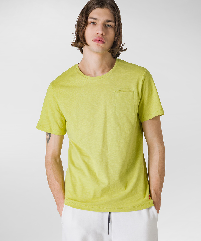 T-shirt with embroidered logo - Clothing for Men | Peuterey