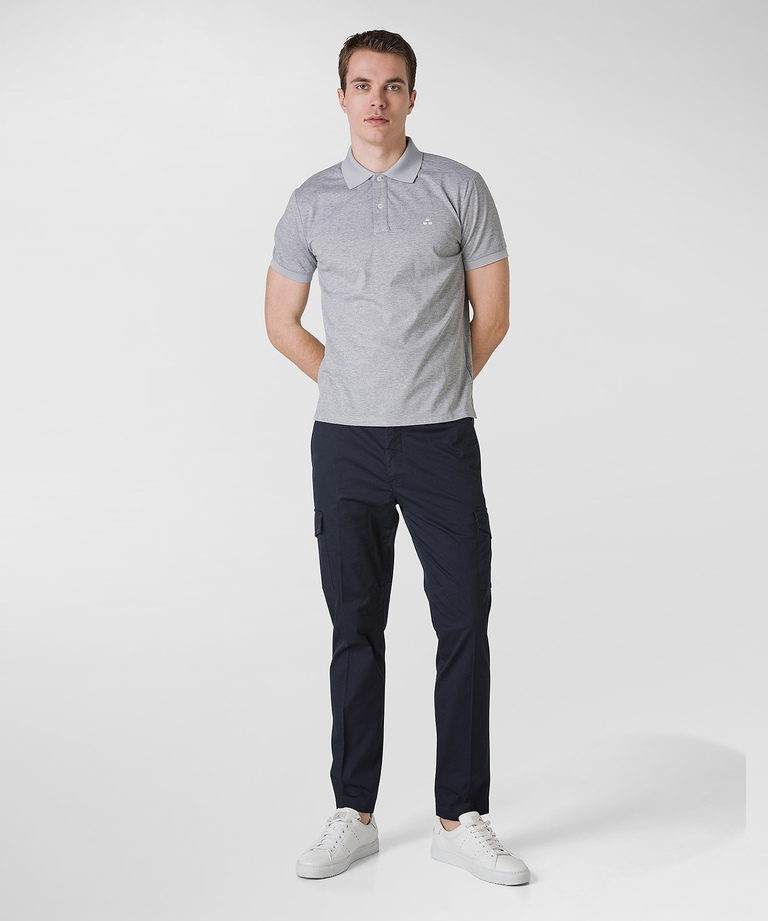 Polo shirt with lettering on the collar - Top And Knitwear | Peuterey