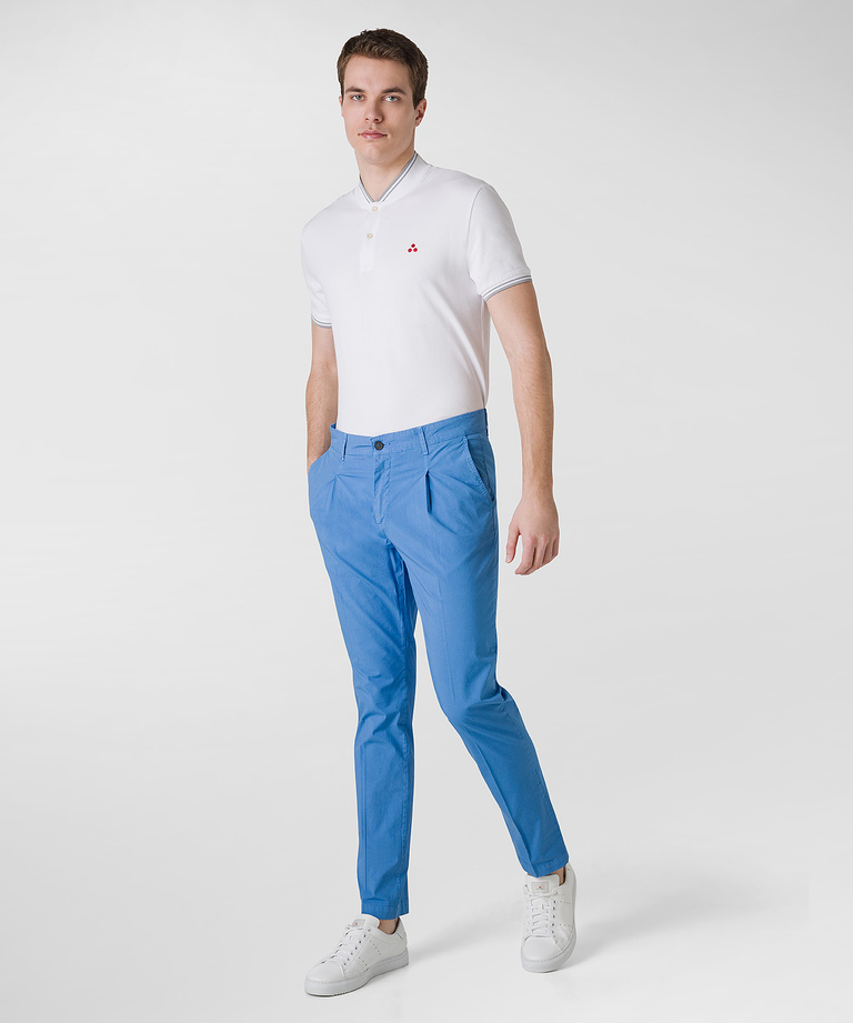 Cotton poplin trousers - Lightweight clothing for men | Peuterey