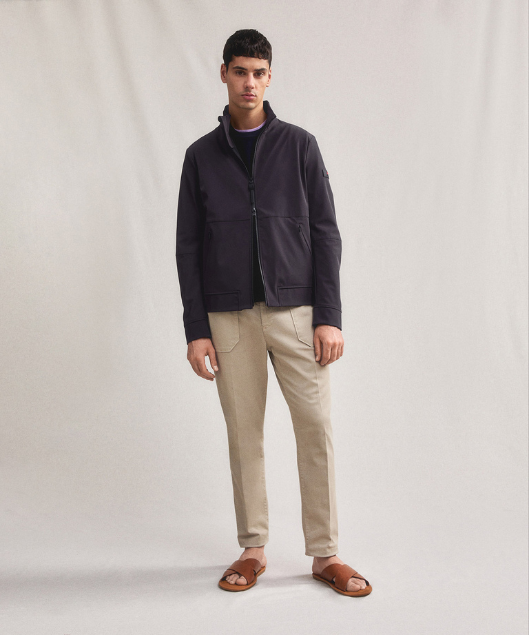 Minimal sleek bomber jacket - Men's Jackets - Outerwear Collection | Peuterey
