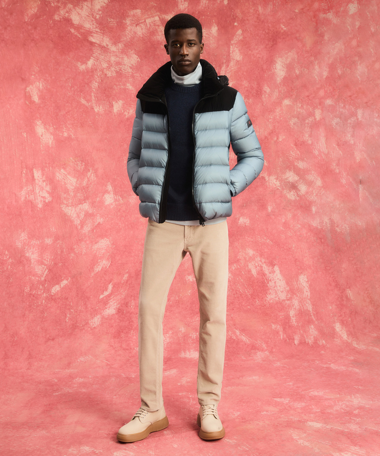 Daunenjacke mit Farbblock-Design - Wasserabweisende Jacken Für Herren | Peuterey
