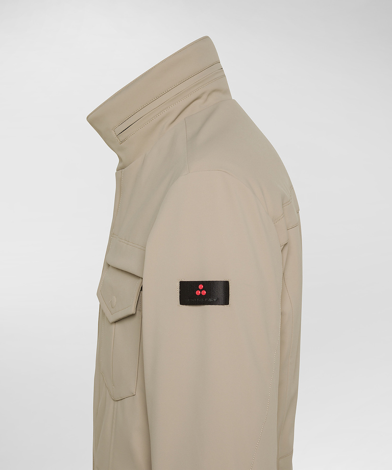 FIELD JACKET IN TESSUTO TECNICO A TRE STRATI