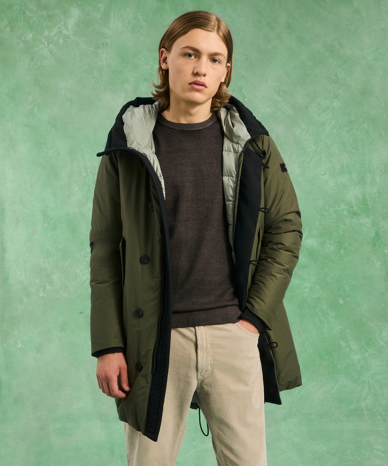 Wide-fit shiny parka - Timeless and iconic menswear | Peuterey