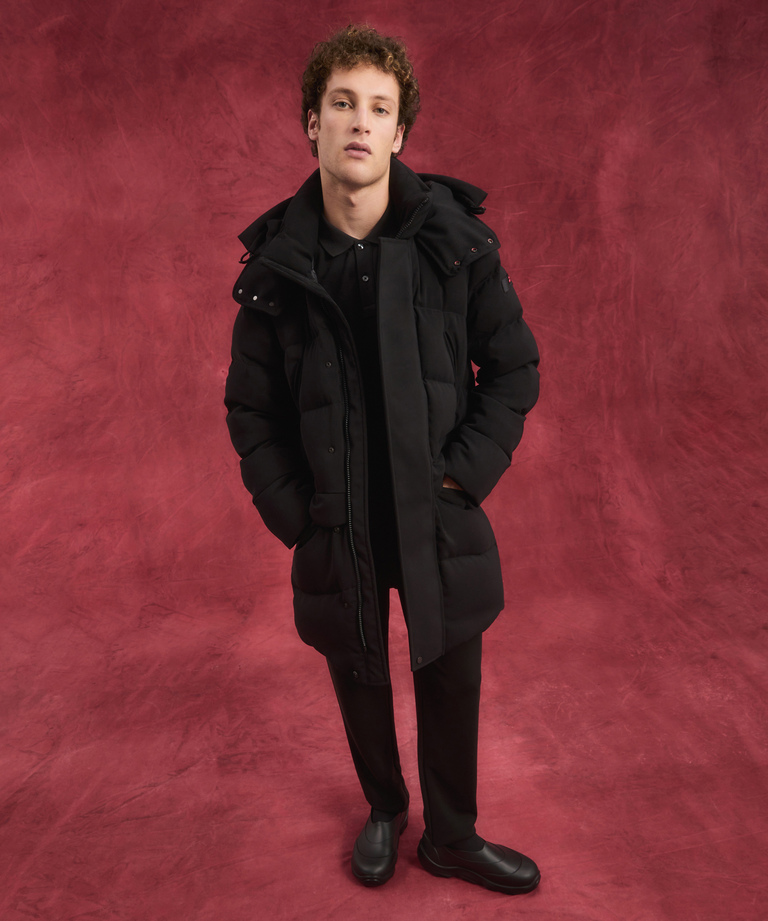 Wool-effect fabric parka - Parkas & Trench Coats | Peuterey
