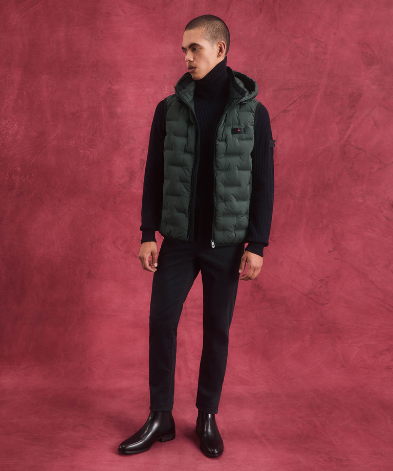Lightweight vest with black edging - Gilet & sleeveless jacket for men | Peuterey