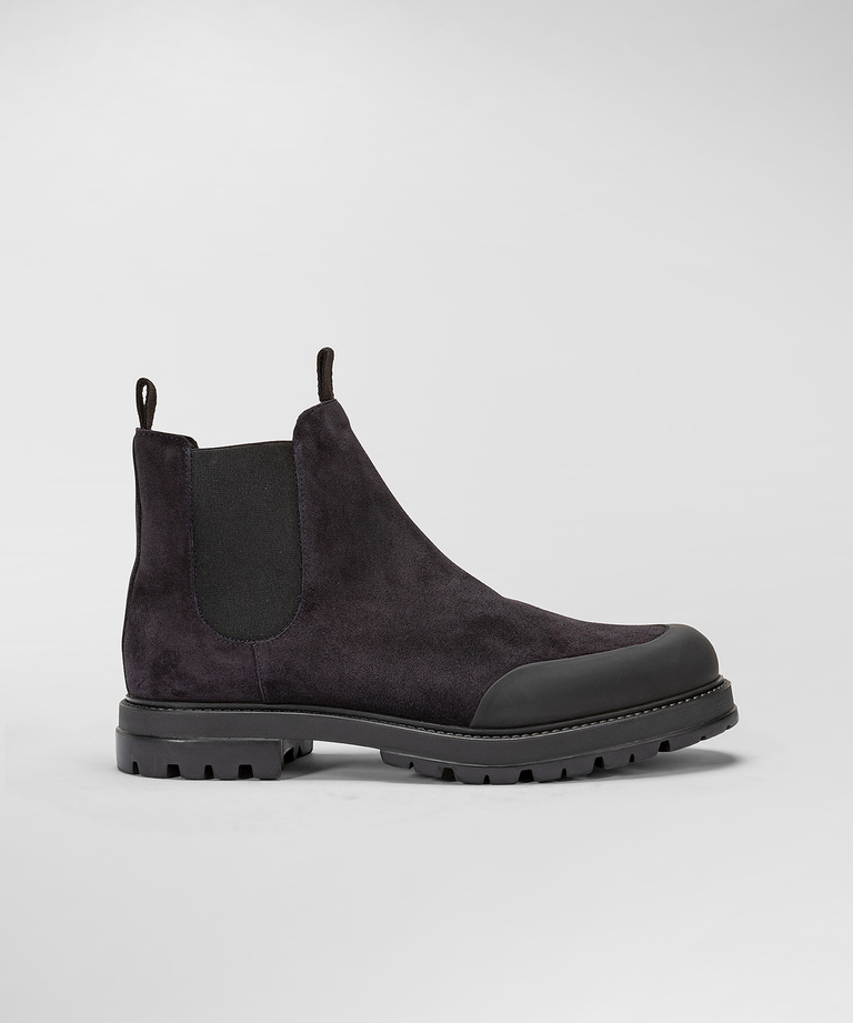Nubuk ankle boots with elastic and reinforced tip - Trainers | Peuterey