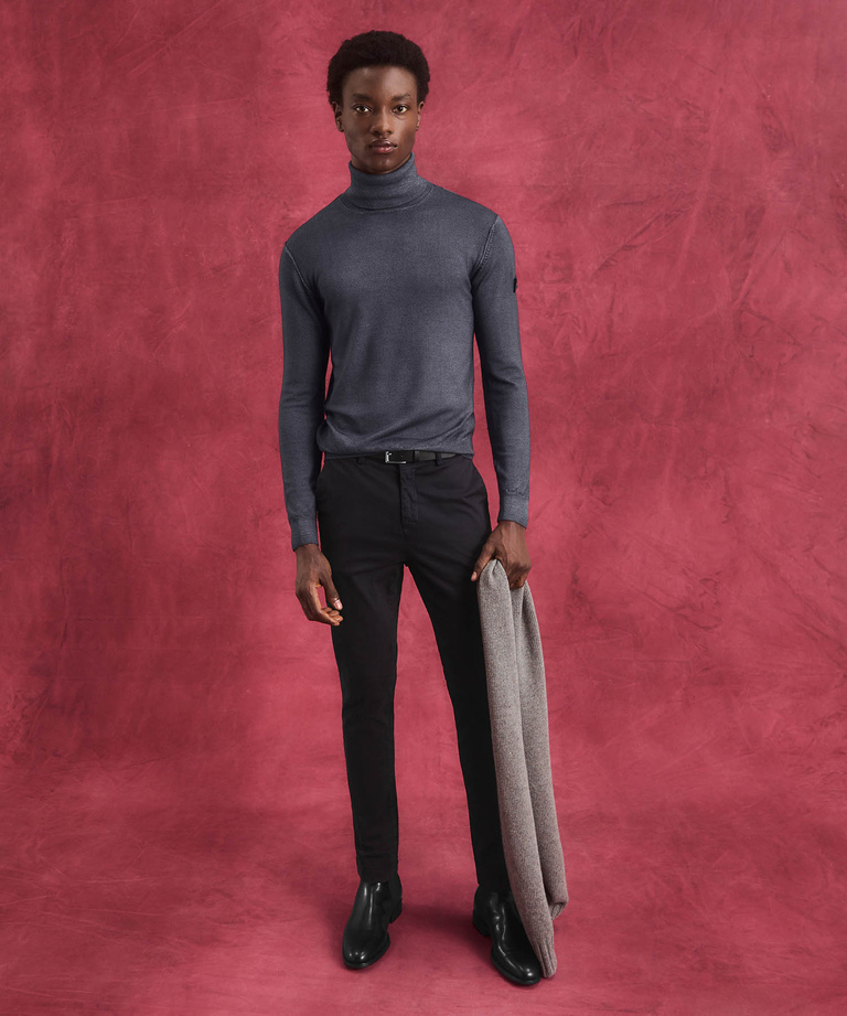 Acid-dyed merino wool sweater - Clothing for Men | Peuterey