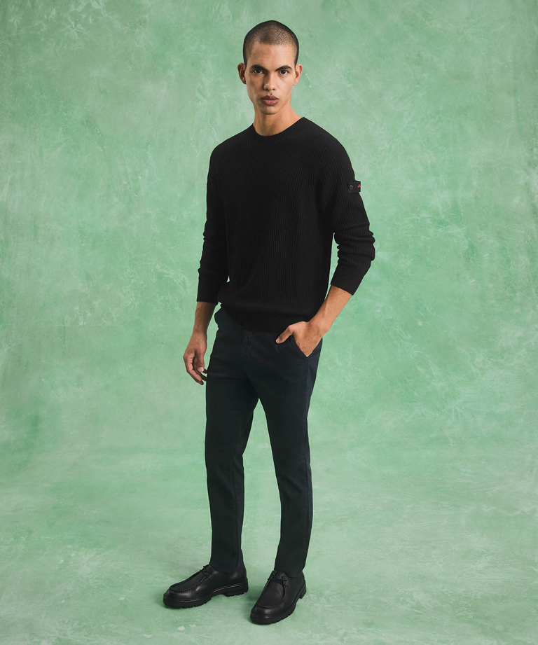 Minimal crew-neck sweater - Top And Knitwear | Peuterey