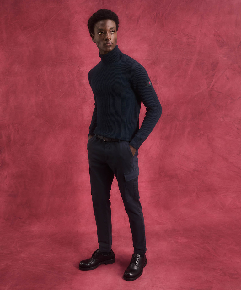 Knitted blend sweater - Elegant men's clothing - Special occasion apparel | Peuterey