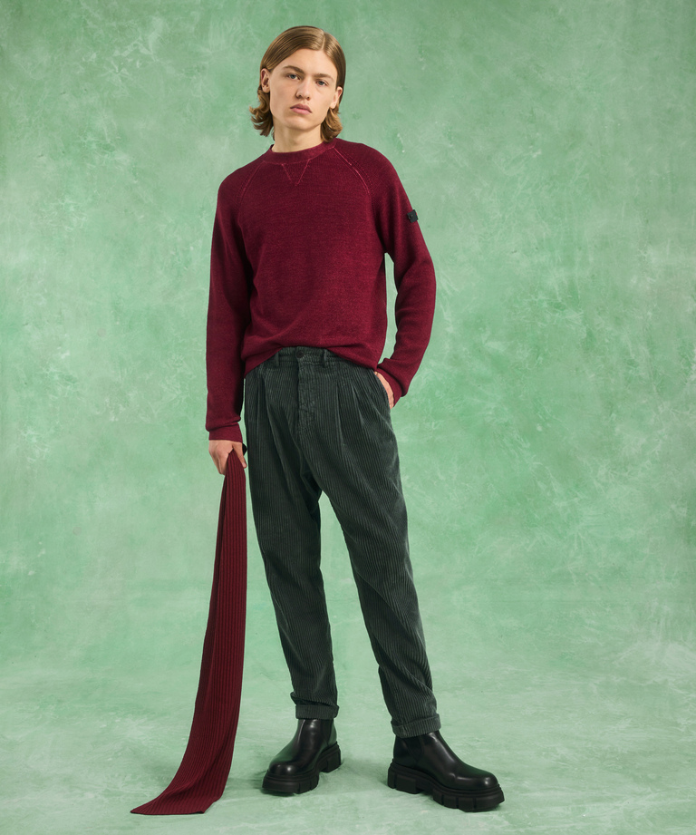 Velvet pants - Elegant men's clothing - Special occasion apparel | Peuterey