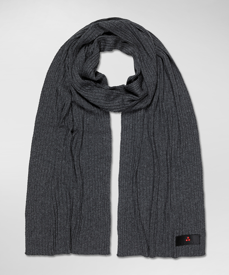 Textured knit scarf - Winter accessories for Men | Peuterey
