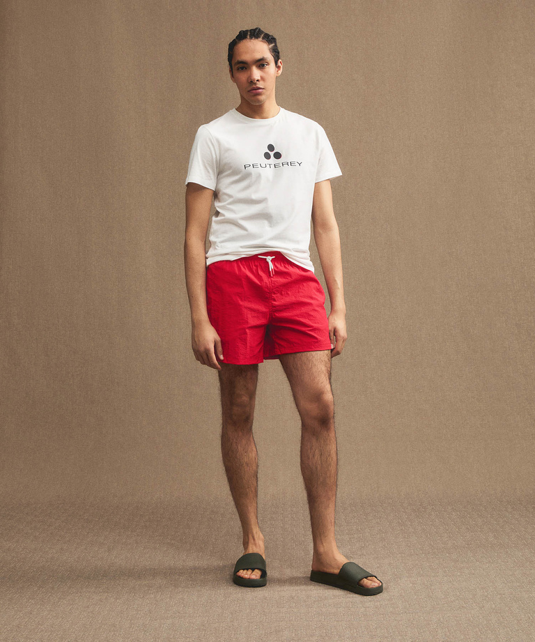 Boxershorts Strand unifarben - Beachwear für Herren - Strandbekleidung | Peuterey