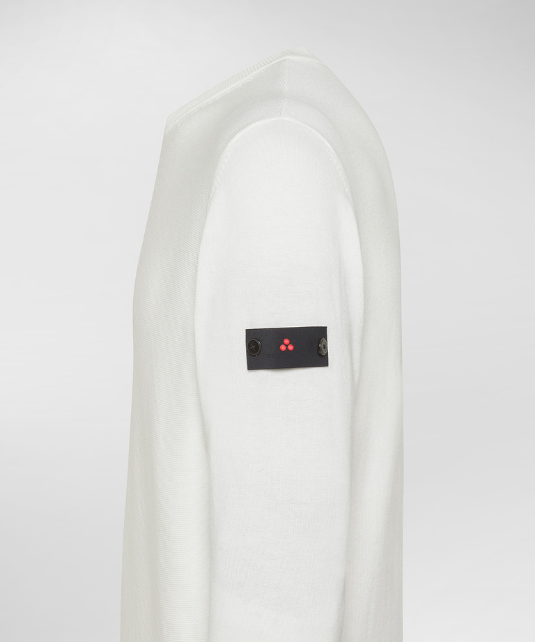 Pullover aus Baumwolltrikot