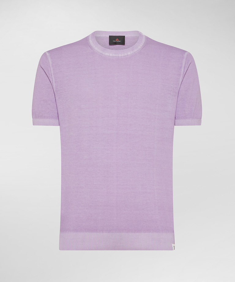 Kurzärmeliges T-Shirt aus Trikot - T-Shirts und Poloshirts für Herren | Peuterey