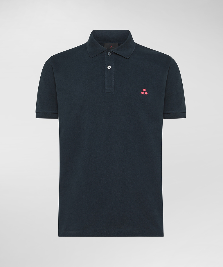 Cotton pique polo shirt - Clothing for Men | Peuterey