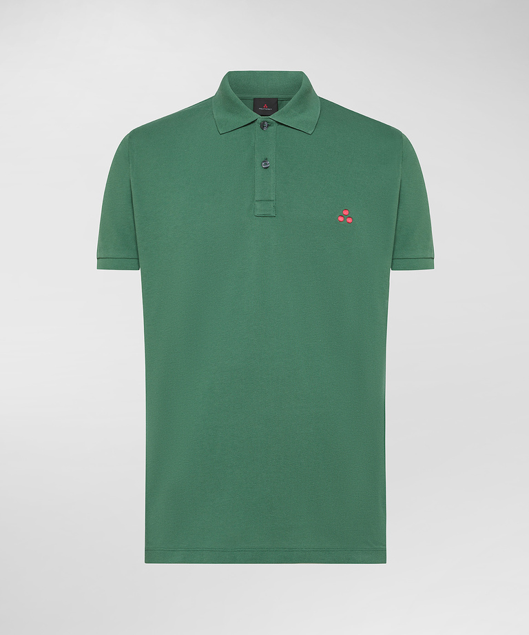 Cotton pique polo shirt - Preview Men's 2024 Spring-Summer Collection | Peuterey