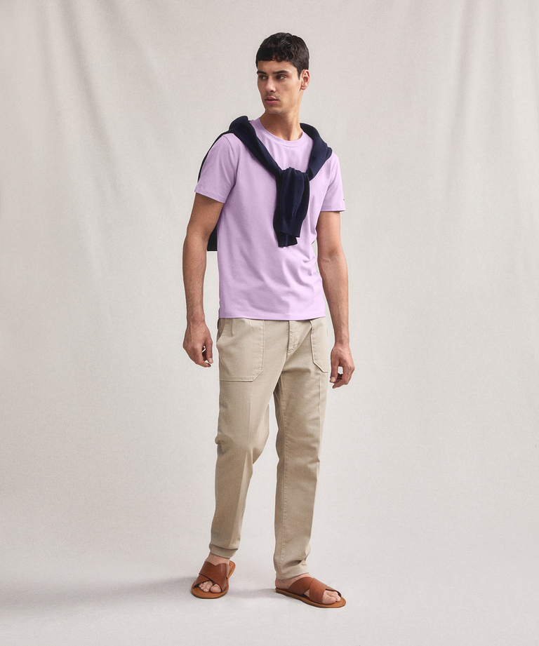 Stretch cotton t-shirt - Preview Men's 2024 Spring-Summer Collection | Peuterey