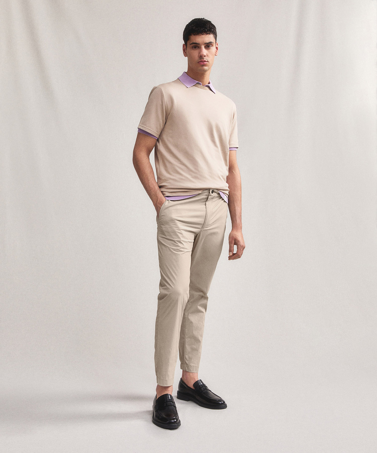 Technical elastic ankle trousers - Clothing for Men | Peuterey