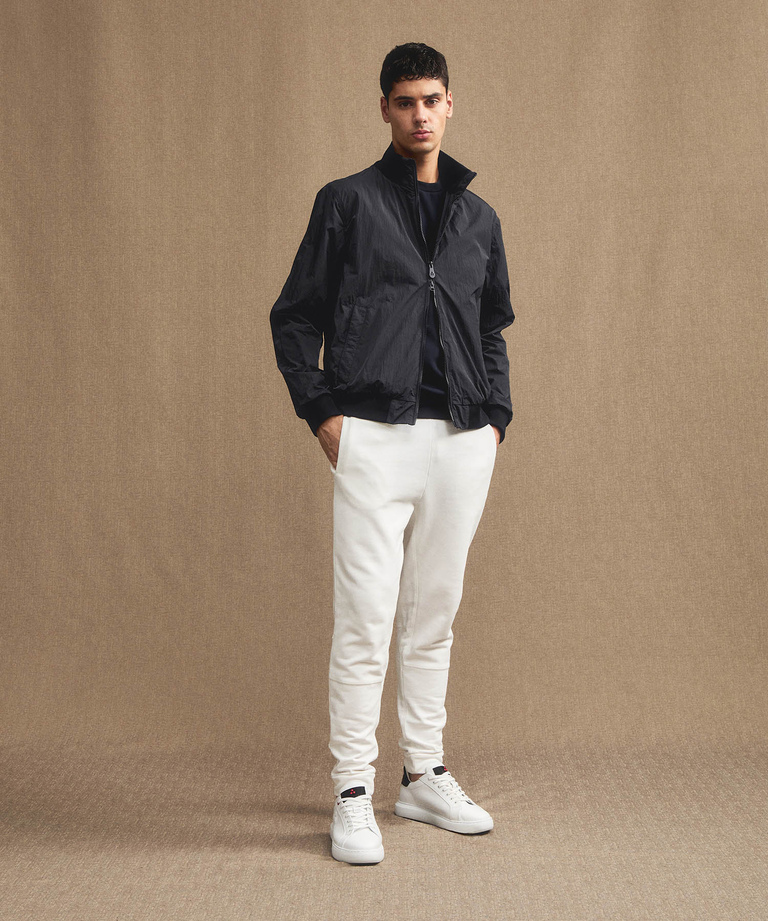 Shiny nylon fabric bomber jacket - Lightweight clothing for men | Peuterey