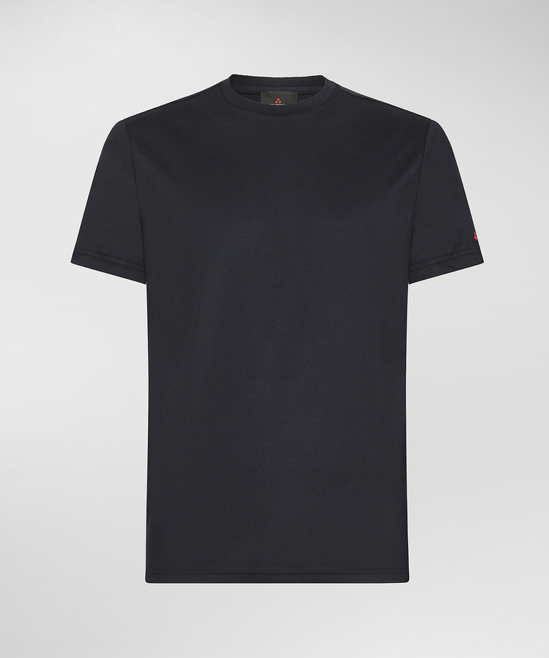 Stretch cotton and silk t-shirt - Preview Men's 2024 Spring-Summer Collection | Peuterey