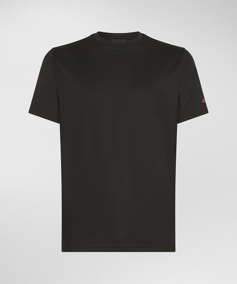 Stretch cotton and silk t-shirt - Men's T-shirts and Polo Shirts | Peuterey