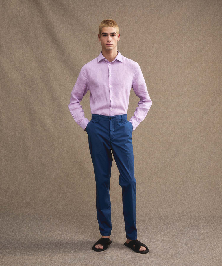 Stretch cotton trousers - Clothing for Men | Peuterey