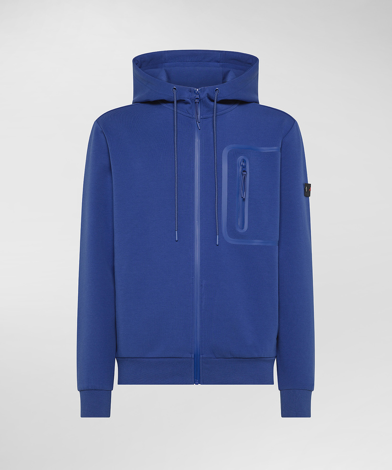 Sweatshirt mit Kapuze und Brusttasche - Sweatshirt | Peuterey