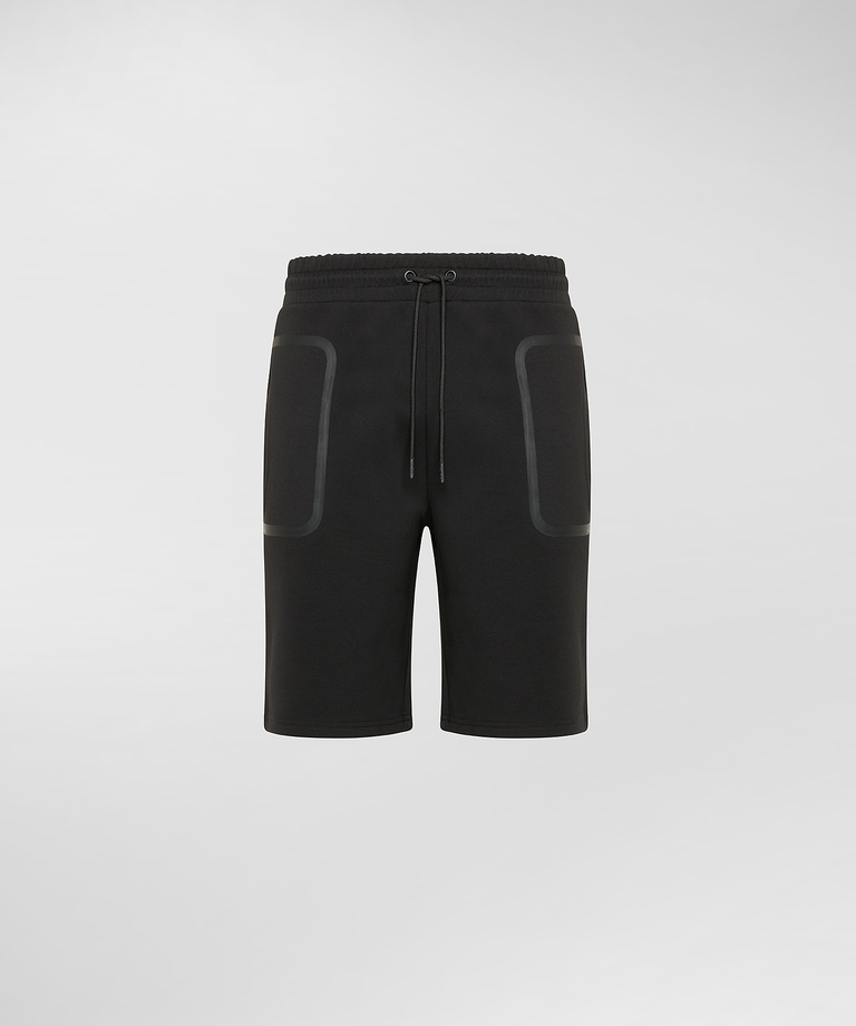 Bermuda con coulisse in cotone stretch - Pantaloni Uomo | Peuterey