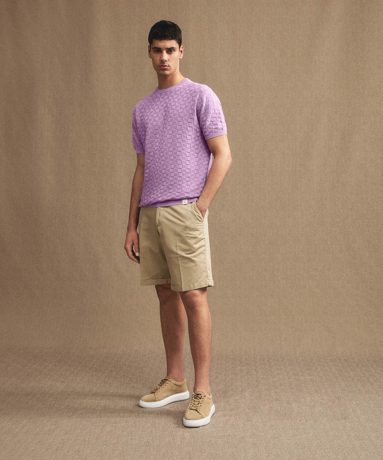 3D cotton knit t-shirt - Men's T-shirts and Polo Shirts | Peuterey