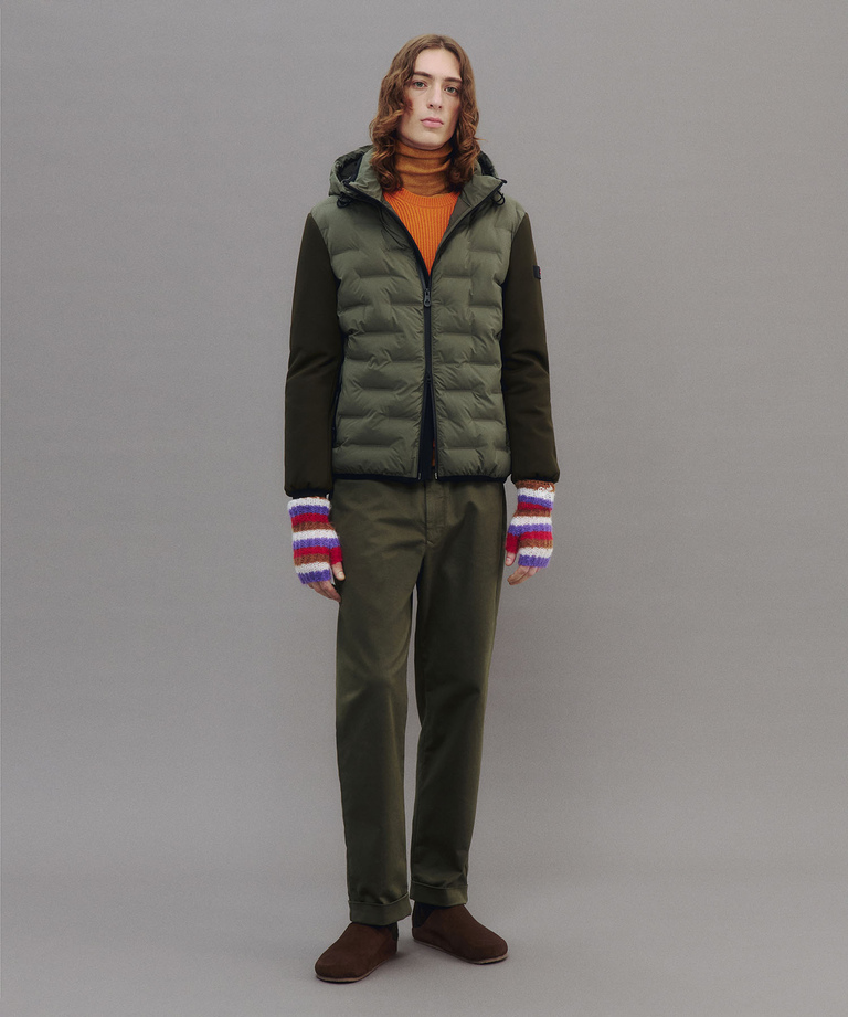 Giacca Bimateriale Con Trapunta Jacquard - Piumini invernali | Peuterey
