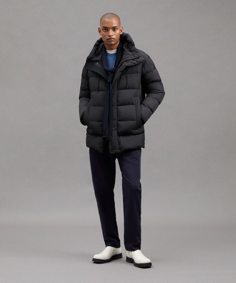 Piumino superleggero con cappuccio da uomo blu Peuterey